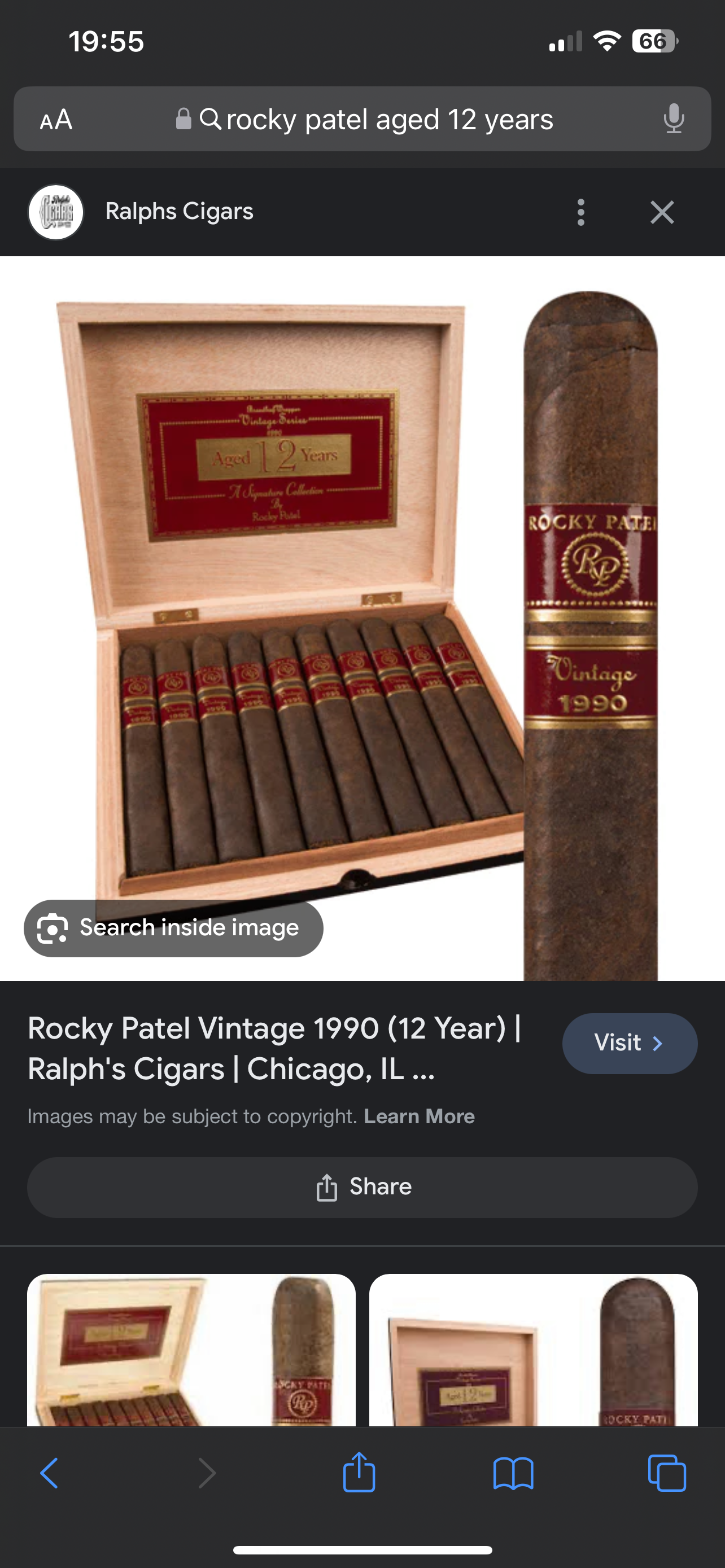 Rocky Patel Vintage 1990 12 Year Cigar – Single
