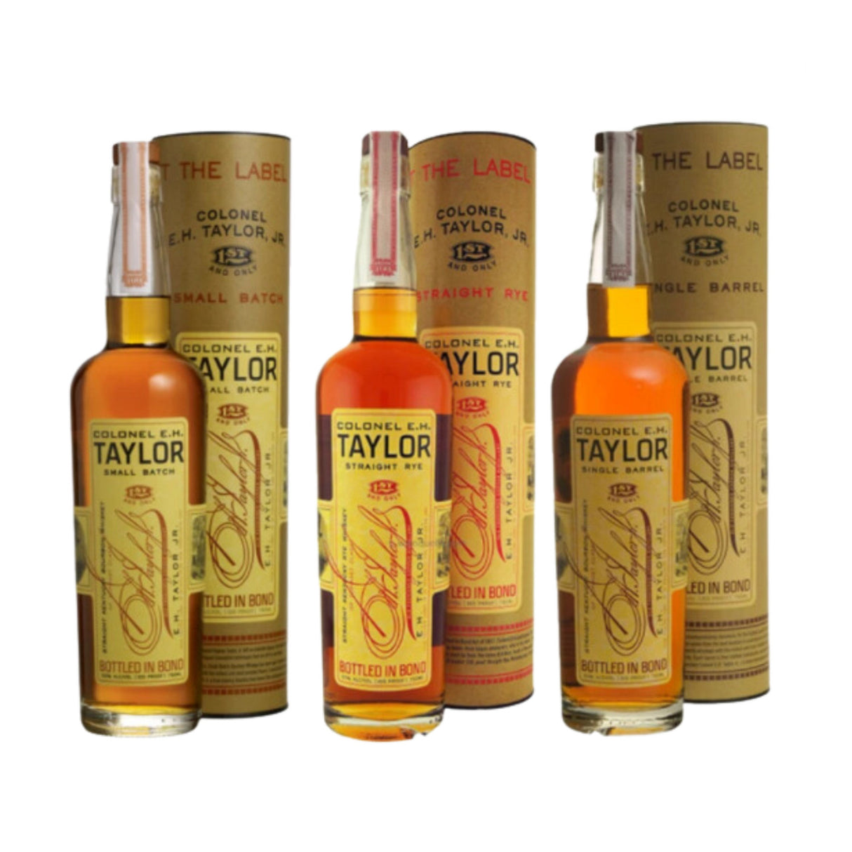 Colonel E.H. Taylor Bourbon Starter Pack Bundle (3 x 750ml)