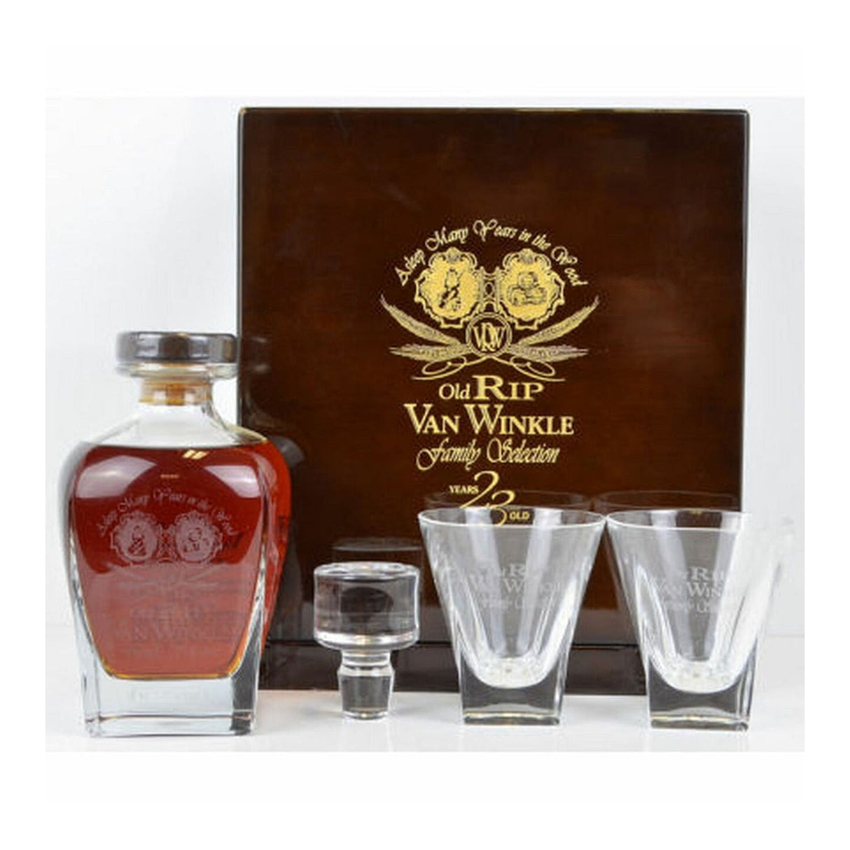 Old Rip Van Winkle 23 Year Bourbon Decanter Set