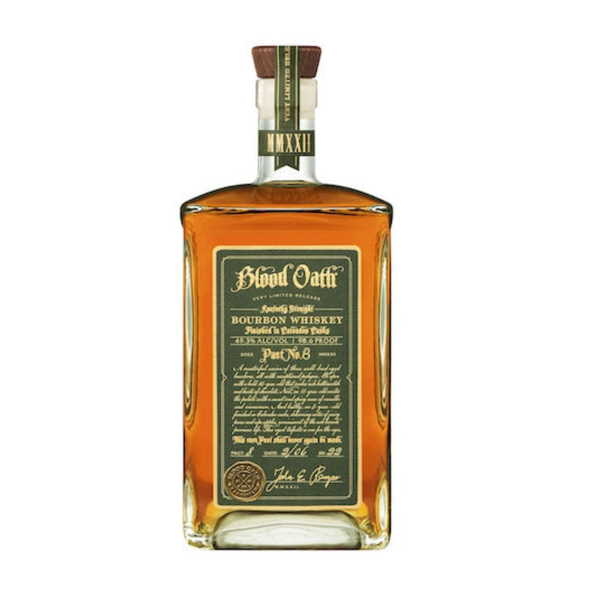 Blood Oath Pact No. 8 Kentucky Straight Bourbon Whiskey – 750ml
