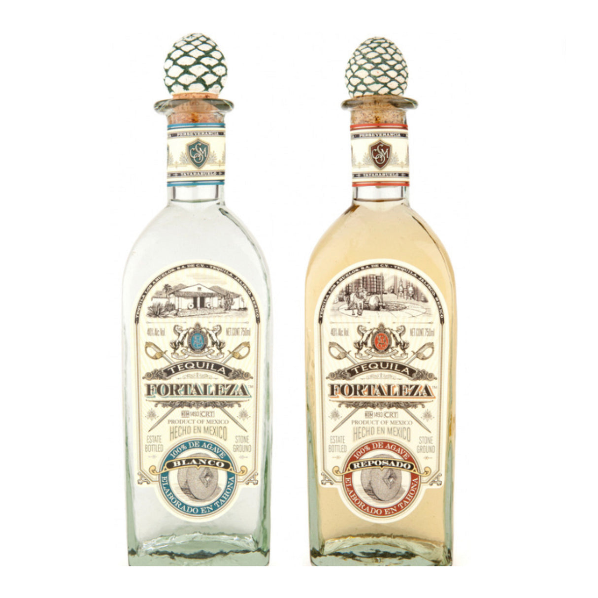 Fortaleza Tequila Bundle – Blanco & Reposado – 2 x 750ml