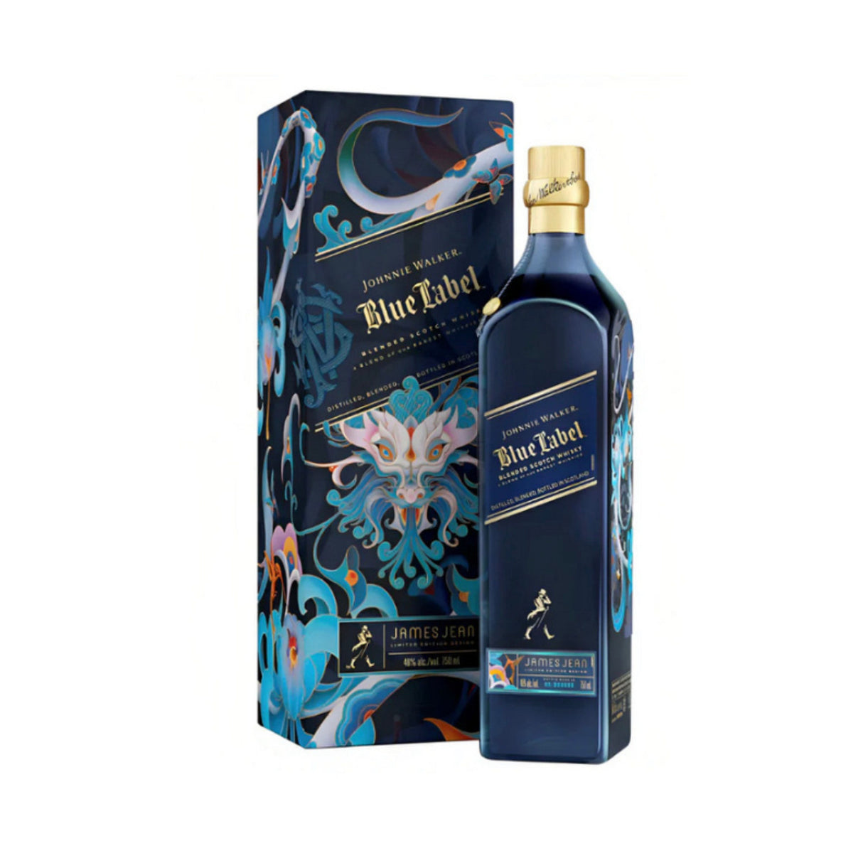 Johnnie Walker Blue Label Year of the Dragon Blended Scotch Whisky (Lunar New Year Edition) – 750ml