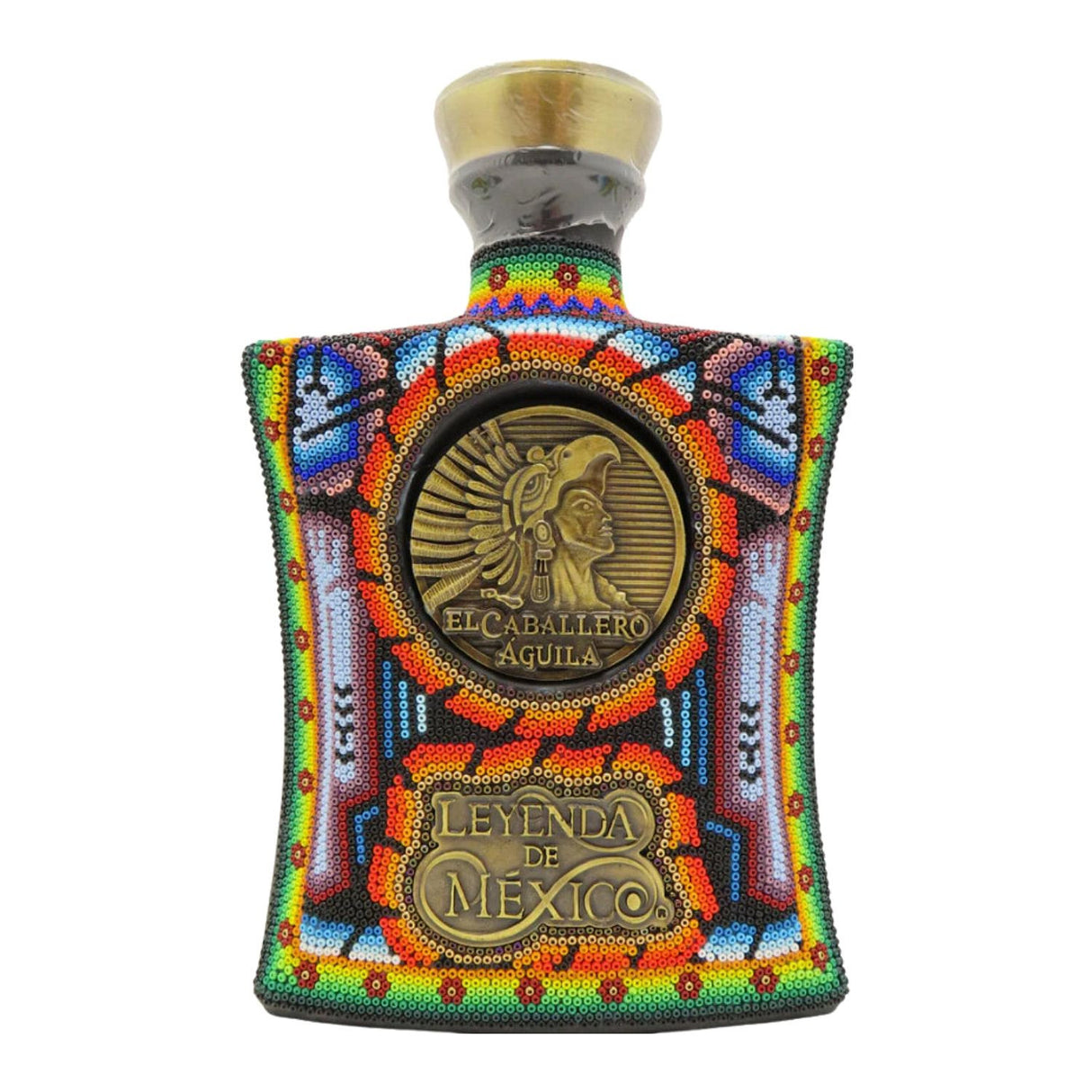Leyenda de Mexico El Caballero Águila Beaded Bottle Tequila – 750ml