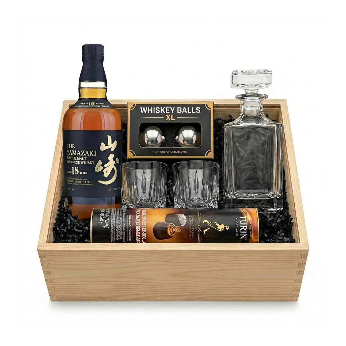 Yamazaki 18 Year Single Malt – Japanese Whisky Executive Gift Crate (700ml)