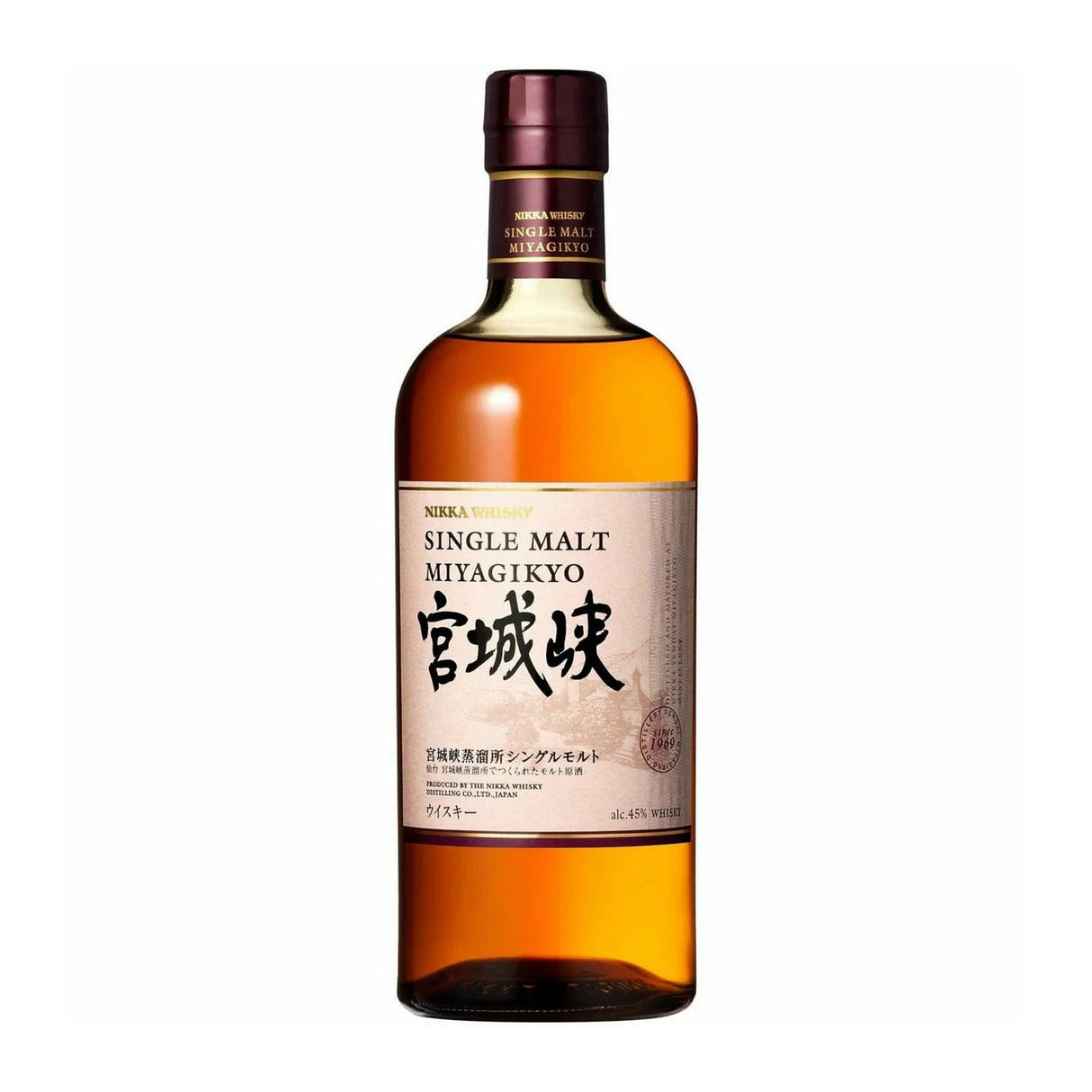 Nikka Miyagikyo Single Malt Japanese Whisky – 750ml