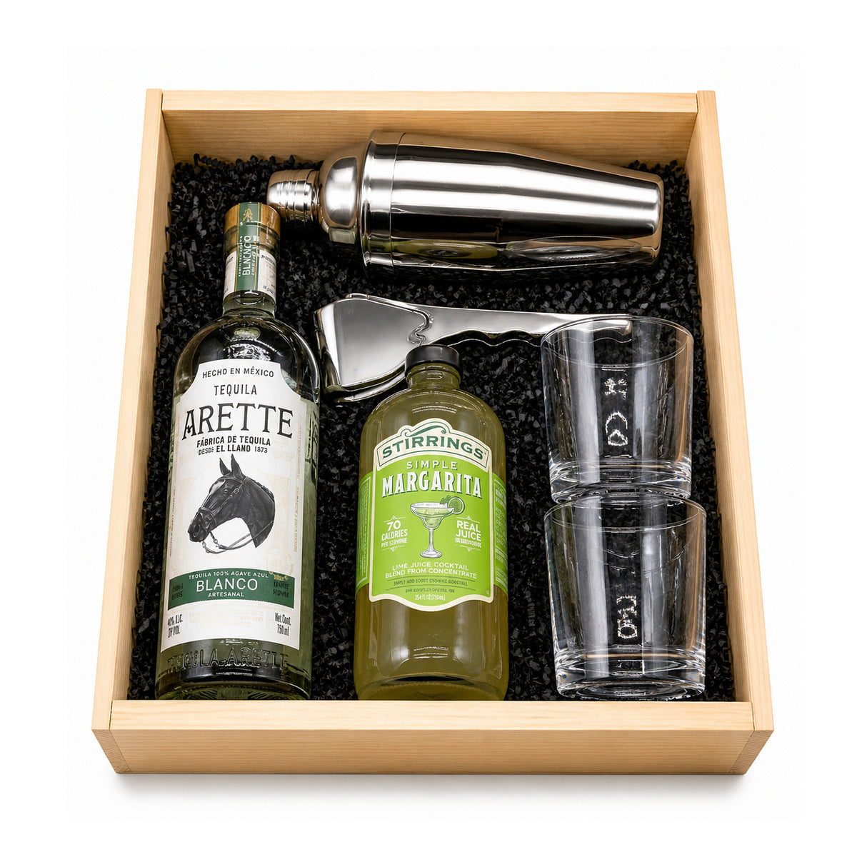Arette Blanco Tequila Margarita Gift Set 700ml - Premium Gift Selection