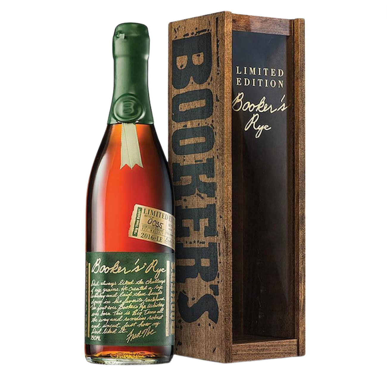 Booker’s Rye Bourbon – Limited Edition – 750ml