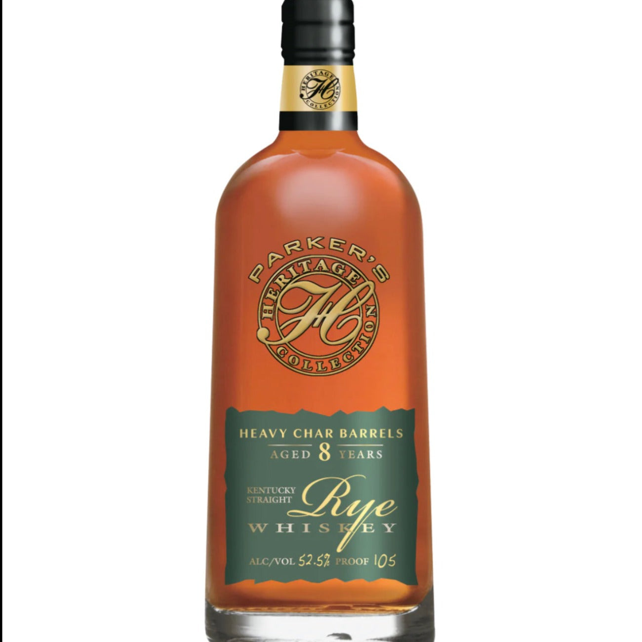 Parker’s Heritage Collection Heavy Char Rye Whiskey 8 Year – 750ml
