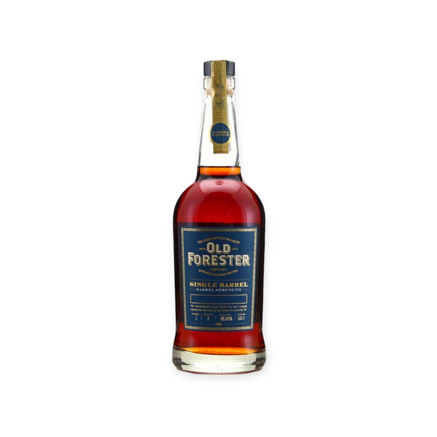 Old Forester Single Barrel Barrel Strength Bourbon – 750ml