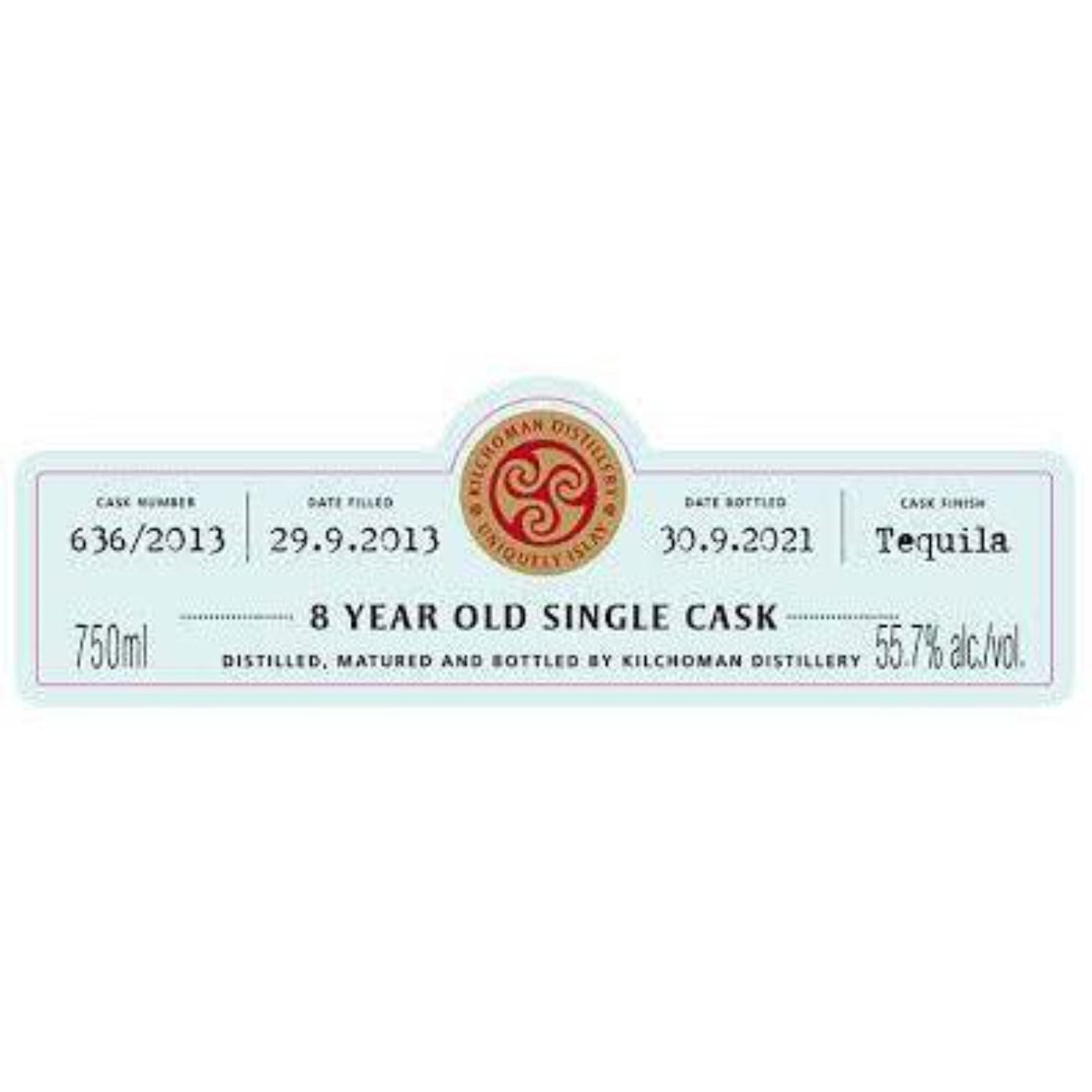 Kilchoman 8 Year Single Cask Tequila Finish Scotch – 750ml