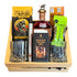 Blanton’s Straight From the Barrel Bourbon Gift Crate with coffee, chocolate, pistachios, cigar, whiskey stones, and glasses – engravable and gift-ready from Top Bourbon