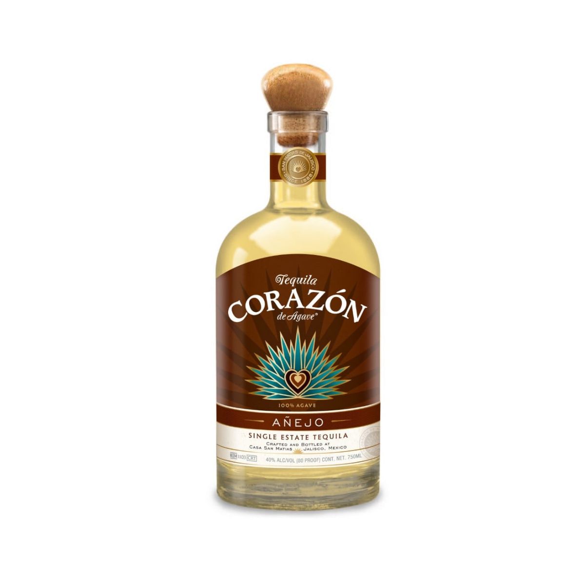 Corazón de Agave Añejo Tequila – Single Estate 750ml