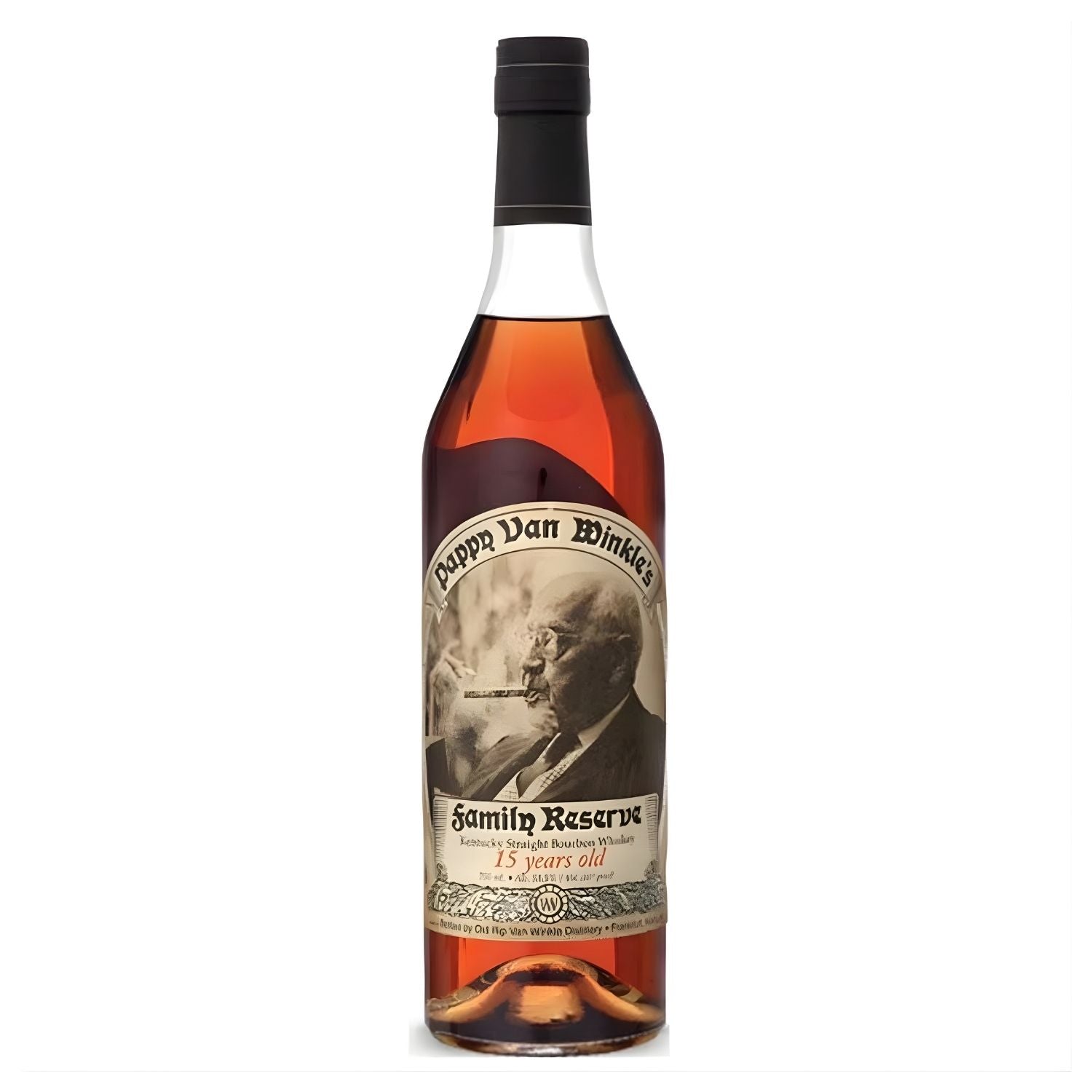 Pappy Van Winkle Family Reserve 15 Year Kentucky Straight Bourbon Whiskey 750ml – engraved and gift-ready from Top Bourbon