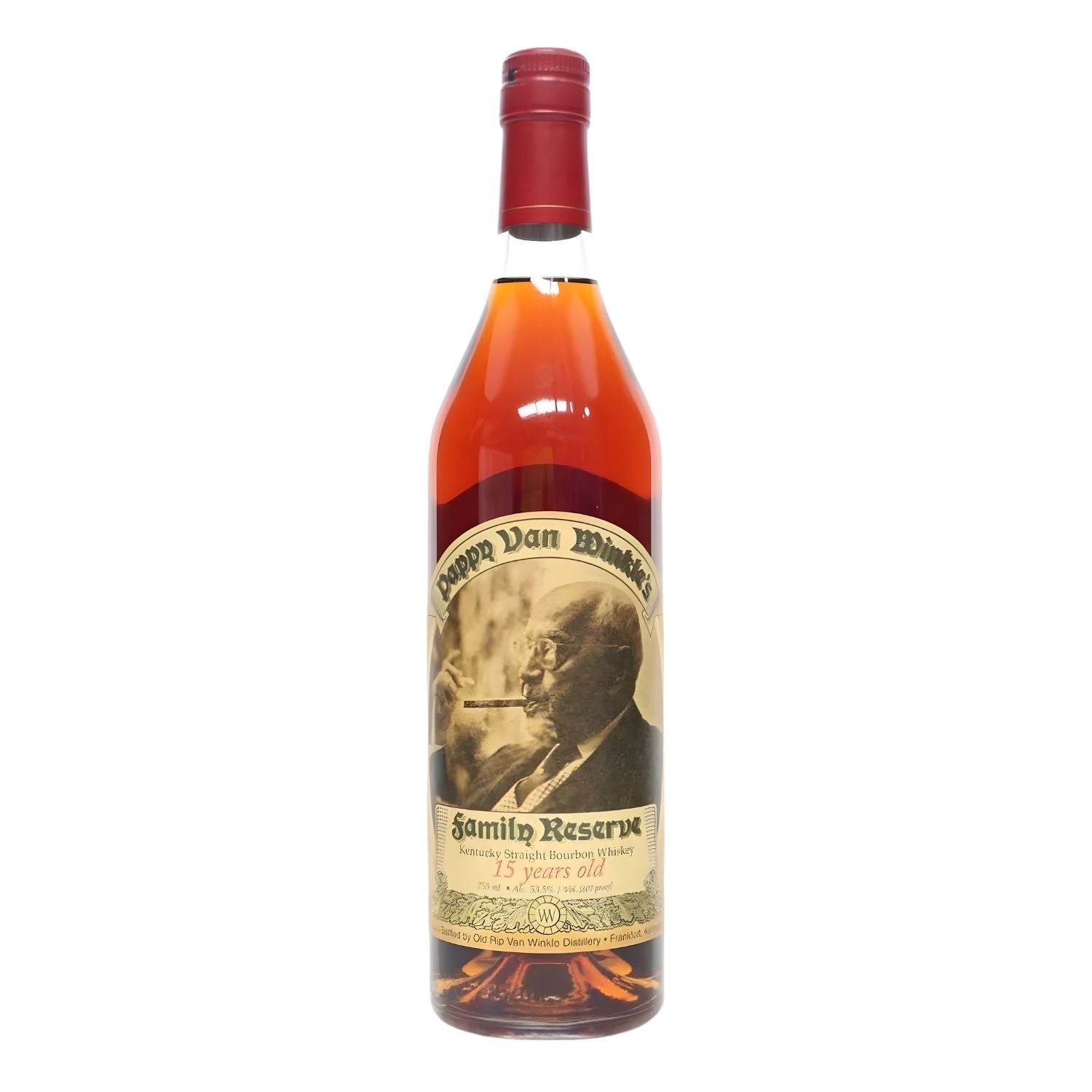 Pappy Van Winkle Family Reserve 15 Year Bourbon Whiskey Santa Edition 2017 Release 750ml – engravable and gift-ready from Top Bourbon