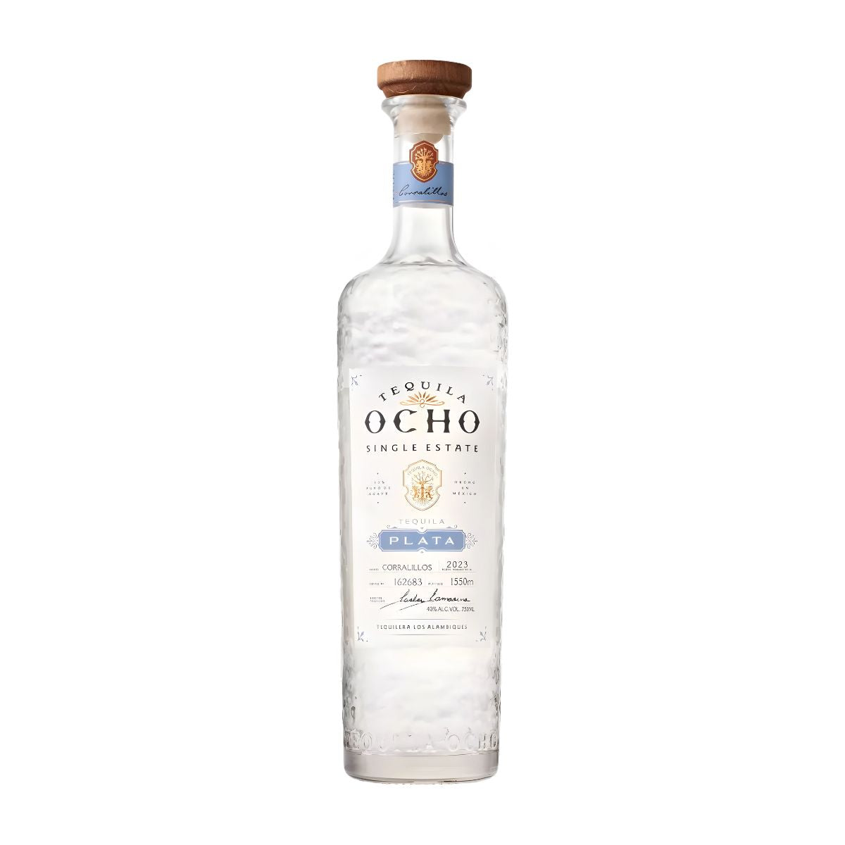 Tequila Ocho Plata Single Estate Tequila – 750ml