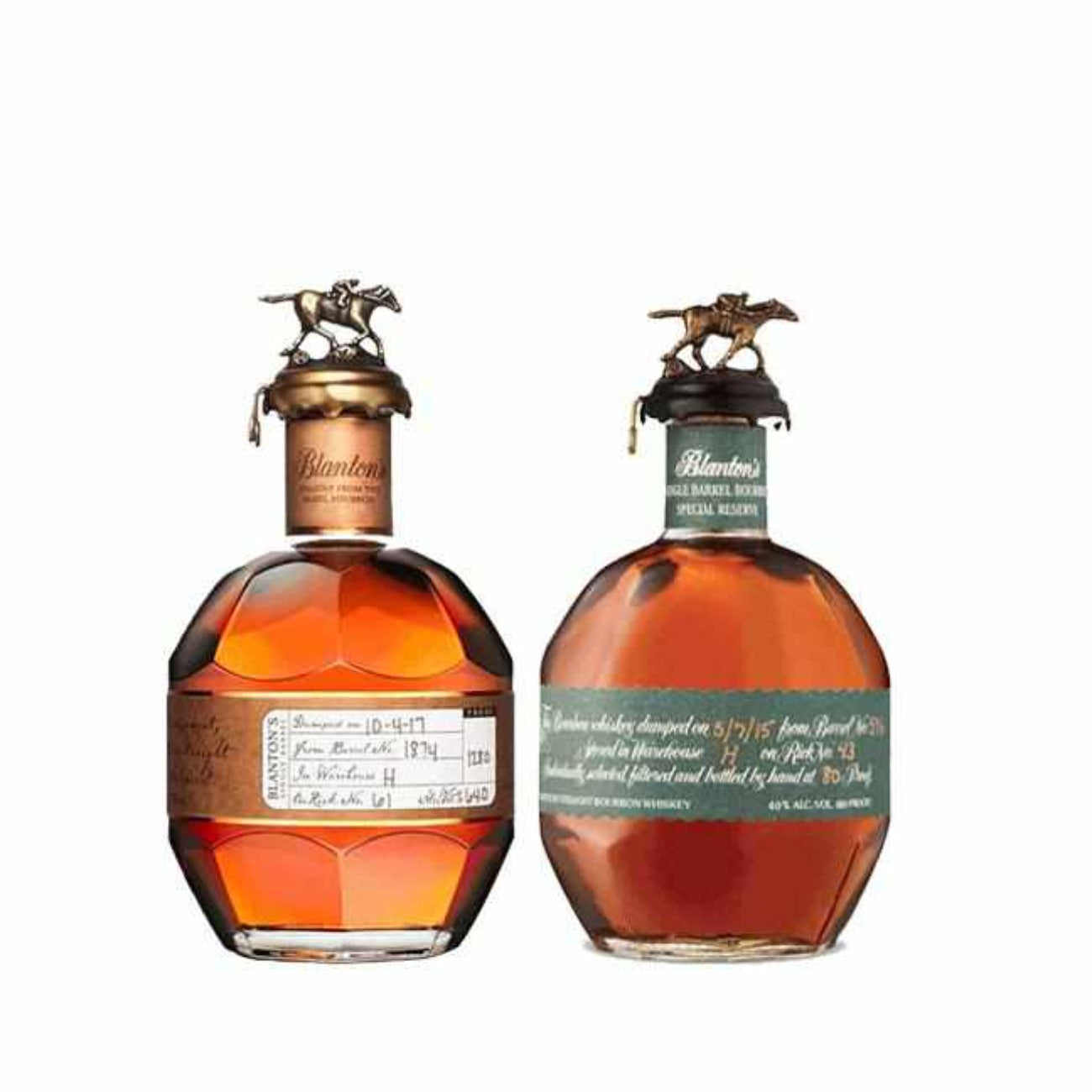 Blanton’s Special Reserve Green Label & Straight From the Barrel Bourbon Bundle (2 x 700ml)