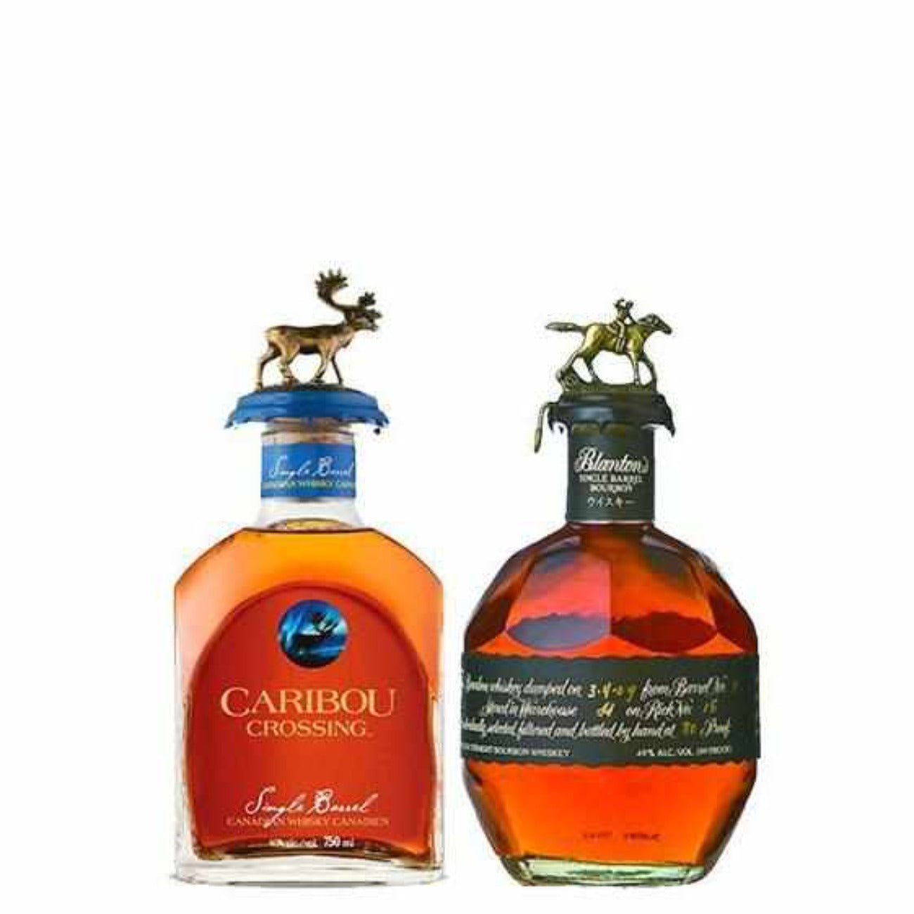 Blanton’s Black & Caribou Crossing Bundle - Bourbon & Canadian Whisky