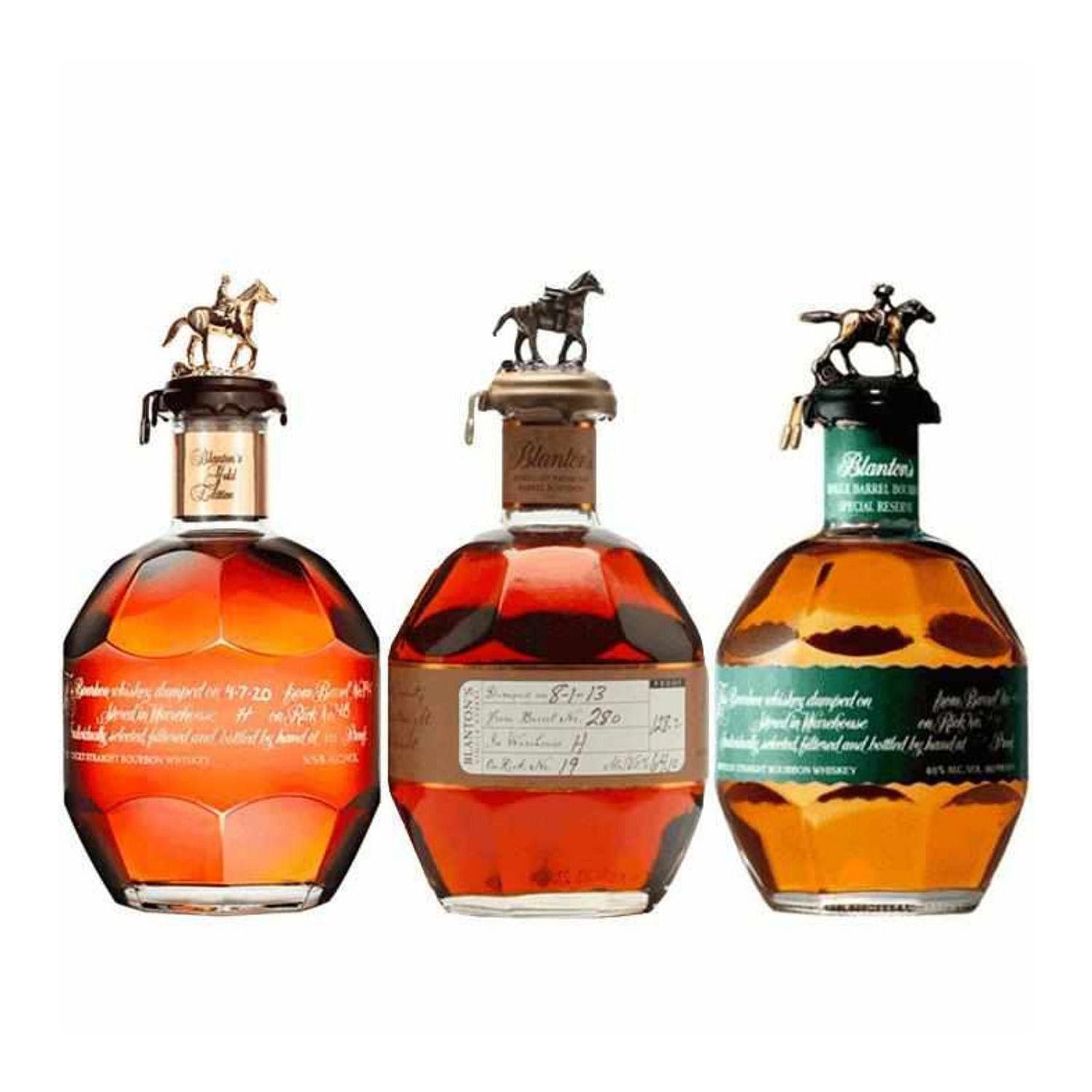 Blanton's 3 Bottle Collector's Bundle – Gold Edition, Straight