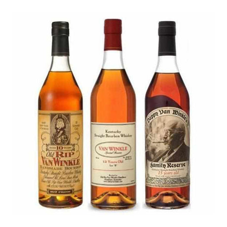 Pappy Van Winkle Starter Pack – 10yr, 12yr Lot B & 15yr Collection (3 Bottles 750ml)