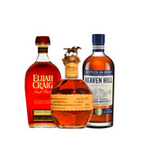 Daily Drinkers Bourbon Bundle - - Blanton's, Elijah Craig Barrel Proof & Heaven Hill 7 Year BiB - 3 x 750ml