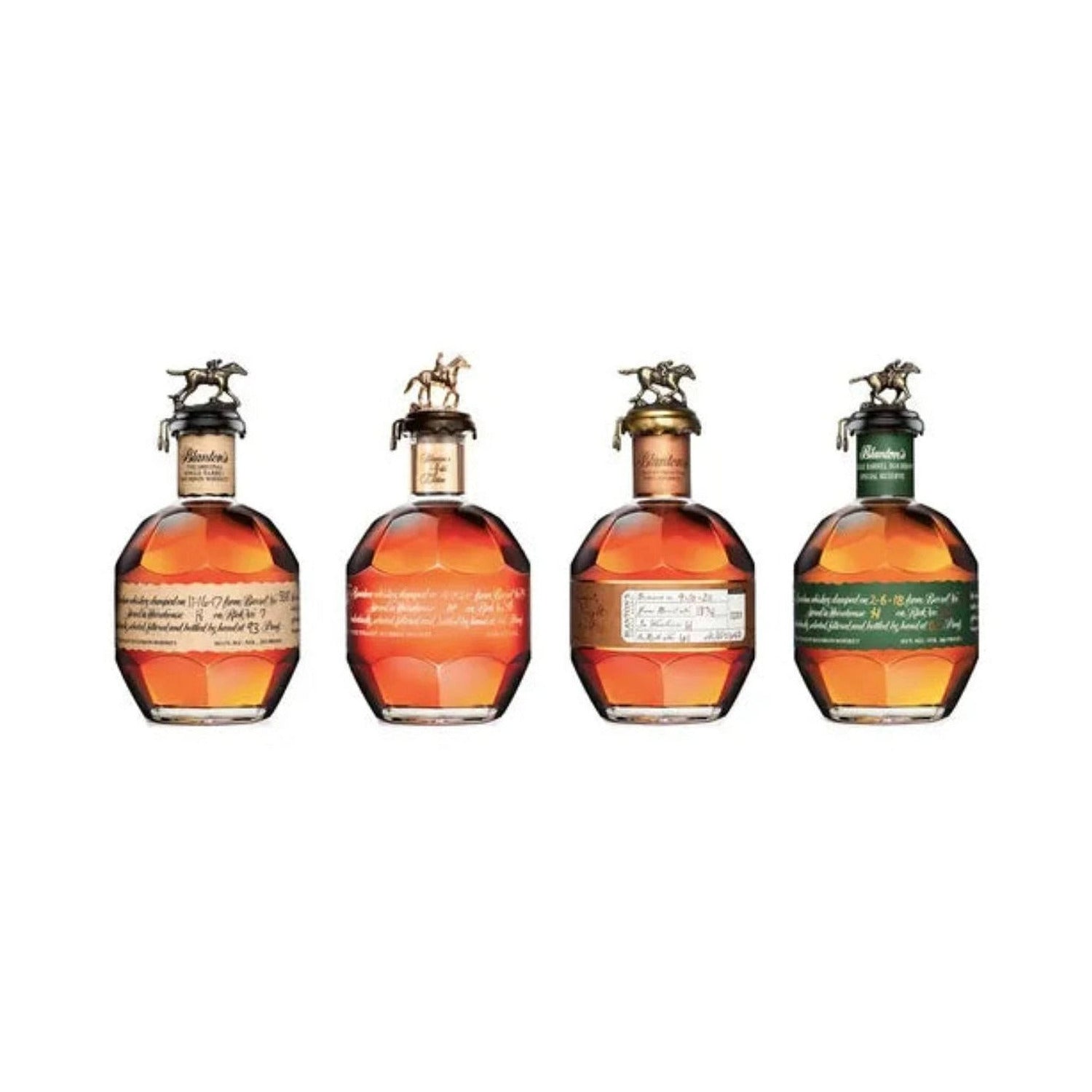 Blanton's 4 Bottle Collector's Bundle – Original, Special Reserve