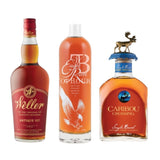 Red, White & Blue Whiskey Bundle - Weller 107, Eagle Rare & Caribou Crossing - 3 x 750ml