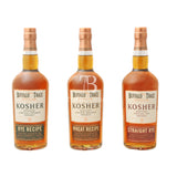 Buffalo Trace Kosher Bourbon & Rye 3-Bottle Bundle - Wheat Recipe, Rye Recipe, Straight Rye - 750ml