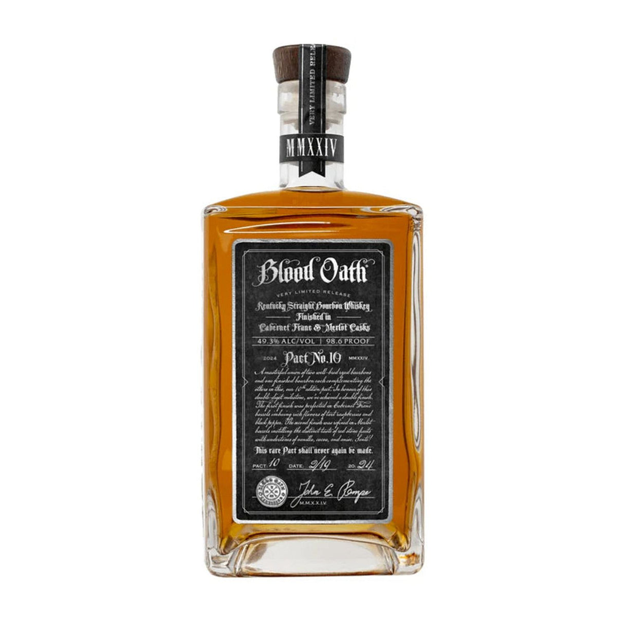 Blood Oath Pact No. 10 Kentucky Straight Bourbon Whiskey – 750ml