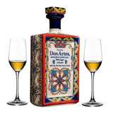 Dos Artes Reserva Anejo Tequila Gift Set with 2 Glasses - 1L