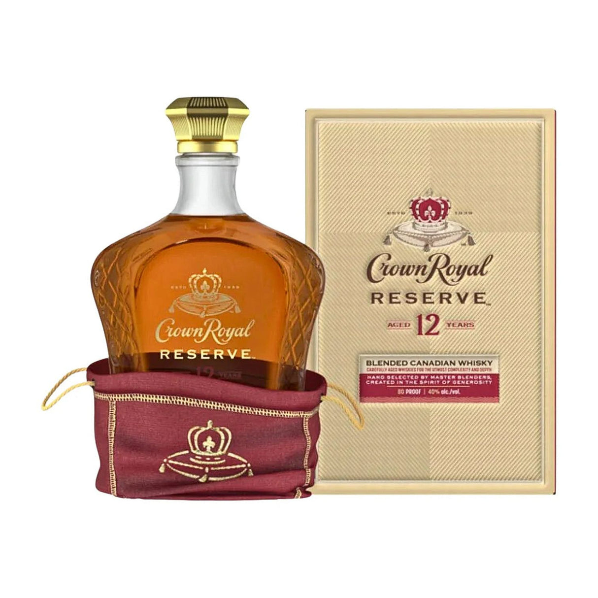Crown Royal 12 Year Canadian Whisky – 750ml