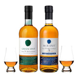 Green Spot & Blue Spot Gift Set with Glencairn Glass