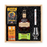 Blanton's Single Barrel Bourbon Gift Crate - Glencairn Glass, Montecristo Cigar & Gourmet Treats