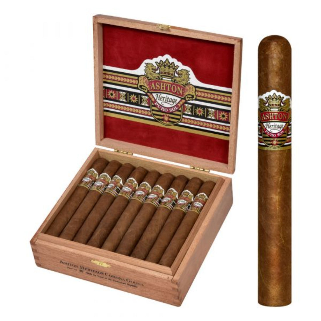 Ashton Heritage Puro Sol Belicoso Cigar – Single