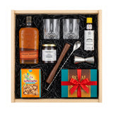 Bulleit Bourbon Old-Fashioned Wooden Gift Crate – Bourbon, Glasses, Bitters & Bar Tools