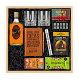 Elmer T. Lee Single Barrel Sour Mash Bourbon Top Shelf Gift Crate – Whiskey, Glasses, Journal, Coffee & Cigar