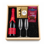 Moet & Chandon Special Edition Brut Imperial Champagne Gift Crate with Flutes 750ml - Premium Gift Selection
