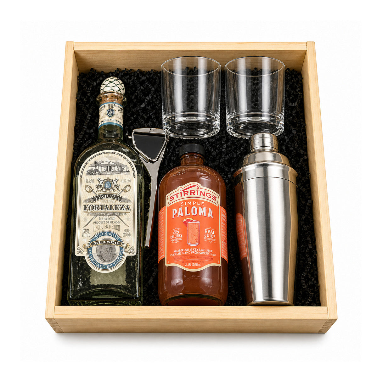 Fortaleza Blanco Tequila Paloma Gift Set 750ml - Premium Gift Selection