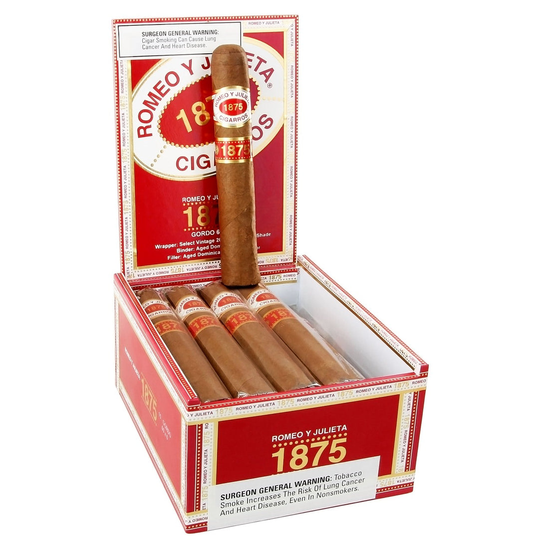 Romeo y Julieta 1875 Gordo Cigar – Single