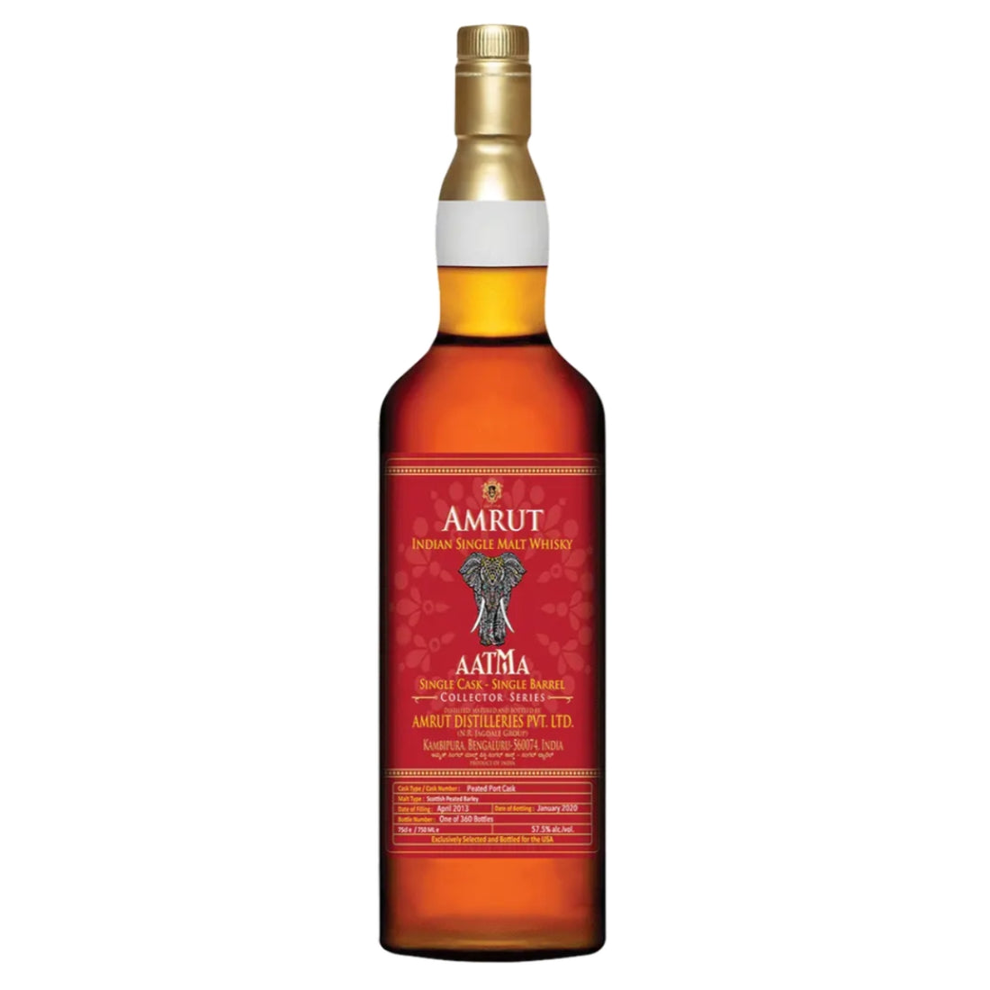 Amrut Aatma Indian Single Malt Whisky – 750ml