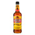 Kentucky Dale Blended Whiskey 750ml whiskey bottle with rich amber glass, black screw cap, and bright yellow and red label with bold black lettering against a clean white background