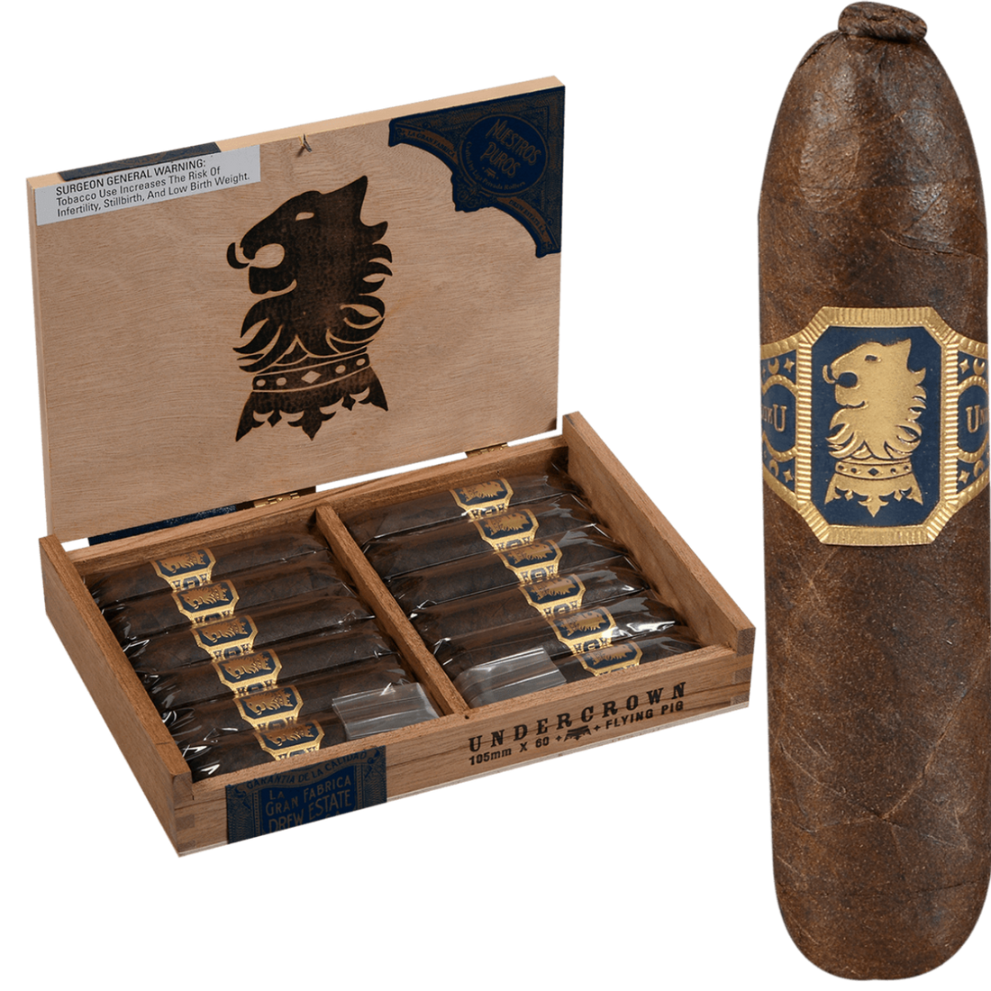 Undercrown Maduro Flying Pig Cigar – Single