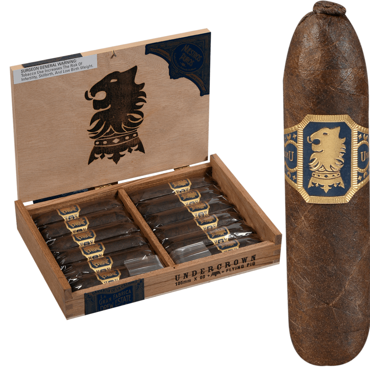 Undercrown Maduro Flying Pig Cigar – Single