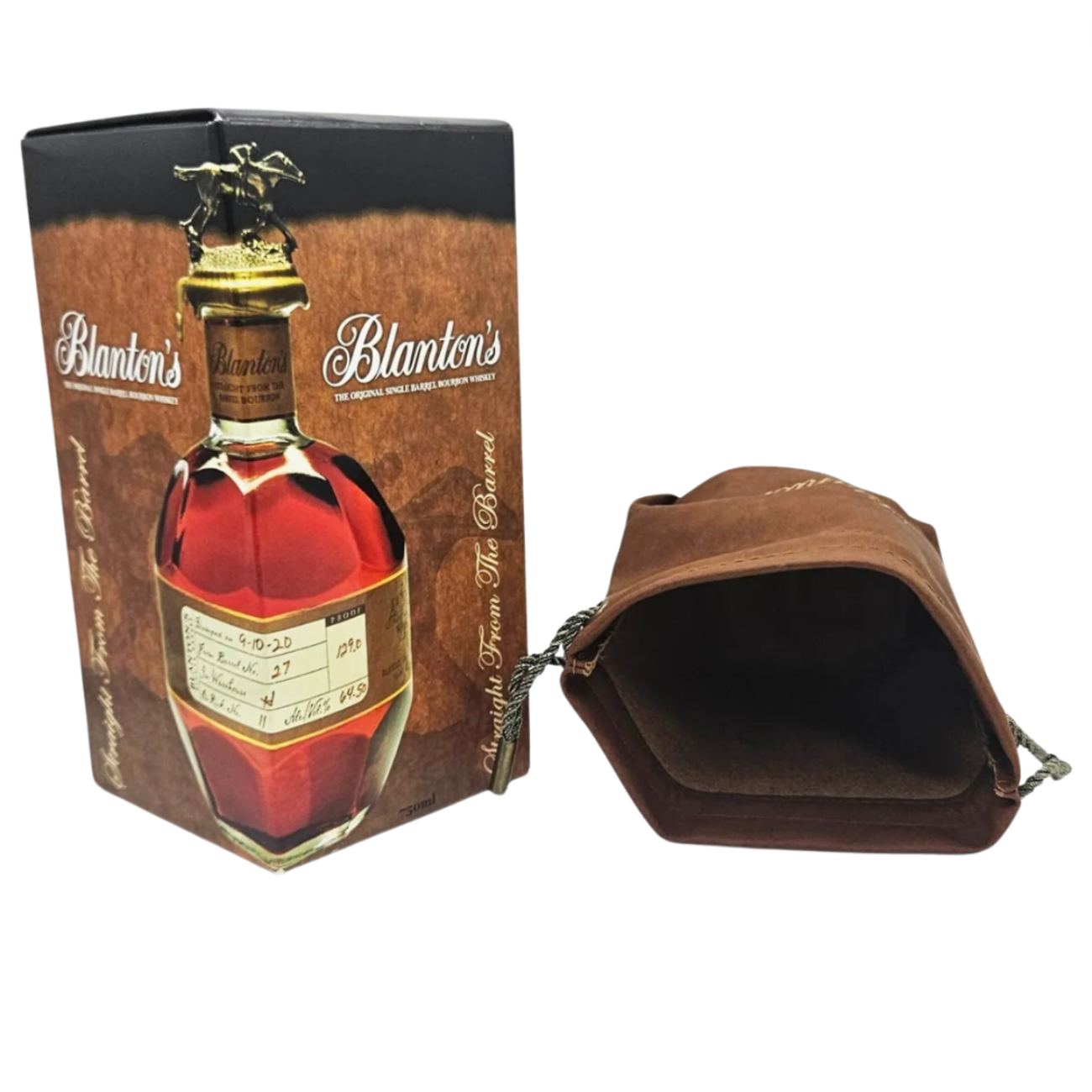 Blanton’s Straight From the Barrel Bourbon – Leader Bag Edition – 750ml