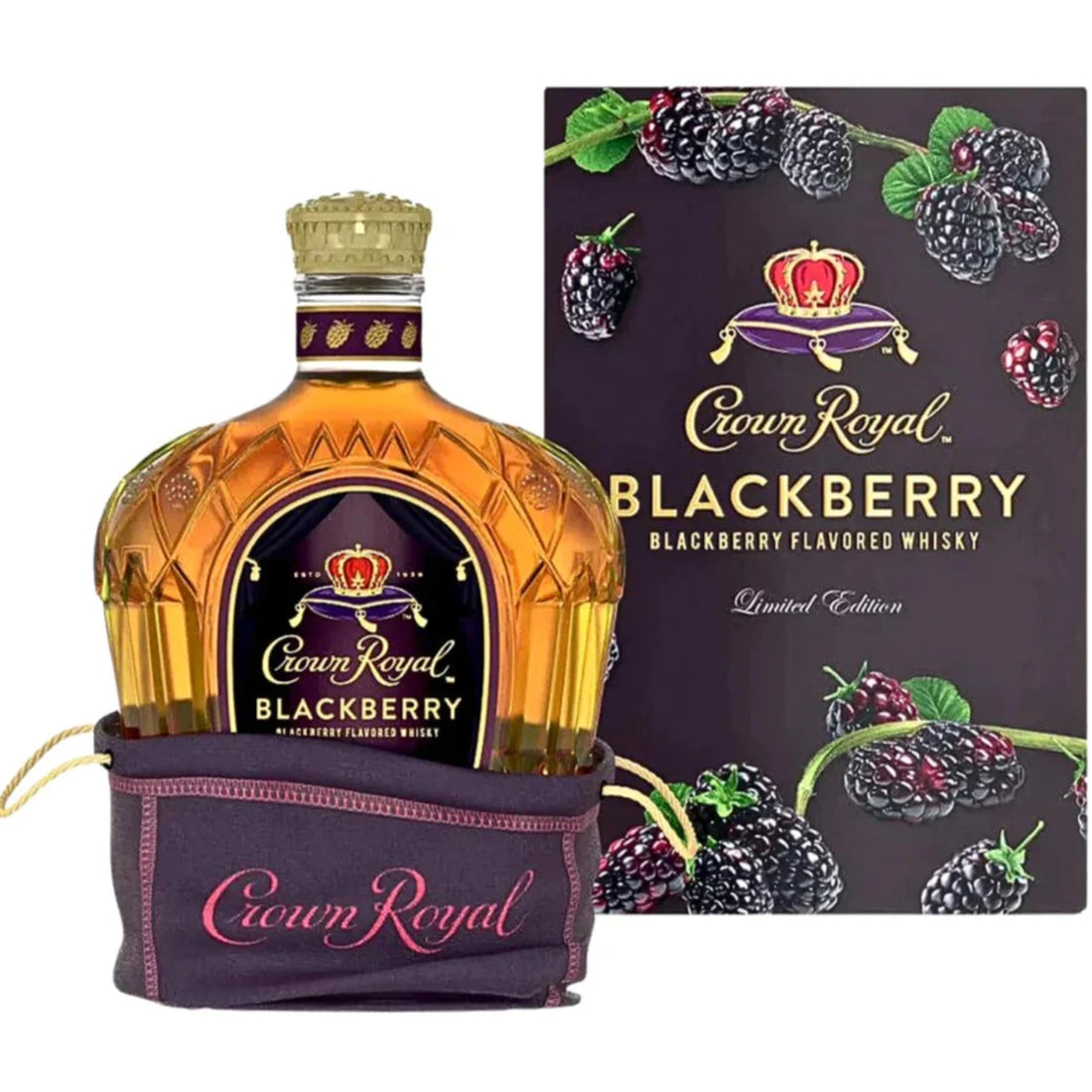Crown Royal Blackberry Canadian Whisky – 750ml