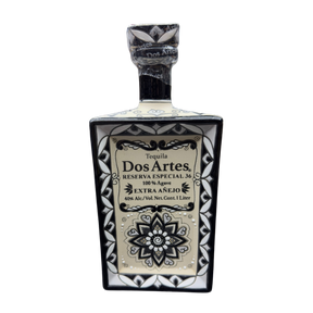 Dos Artes Reserva Especial 36 Extra Anejo Tequila ceramic bottle 1 liter