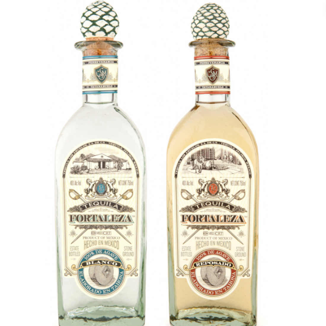 Fortaleza Tequila Bundle – Blanco &amp; Reposado – 2 x 750ml