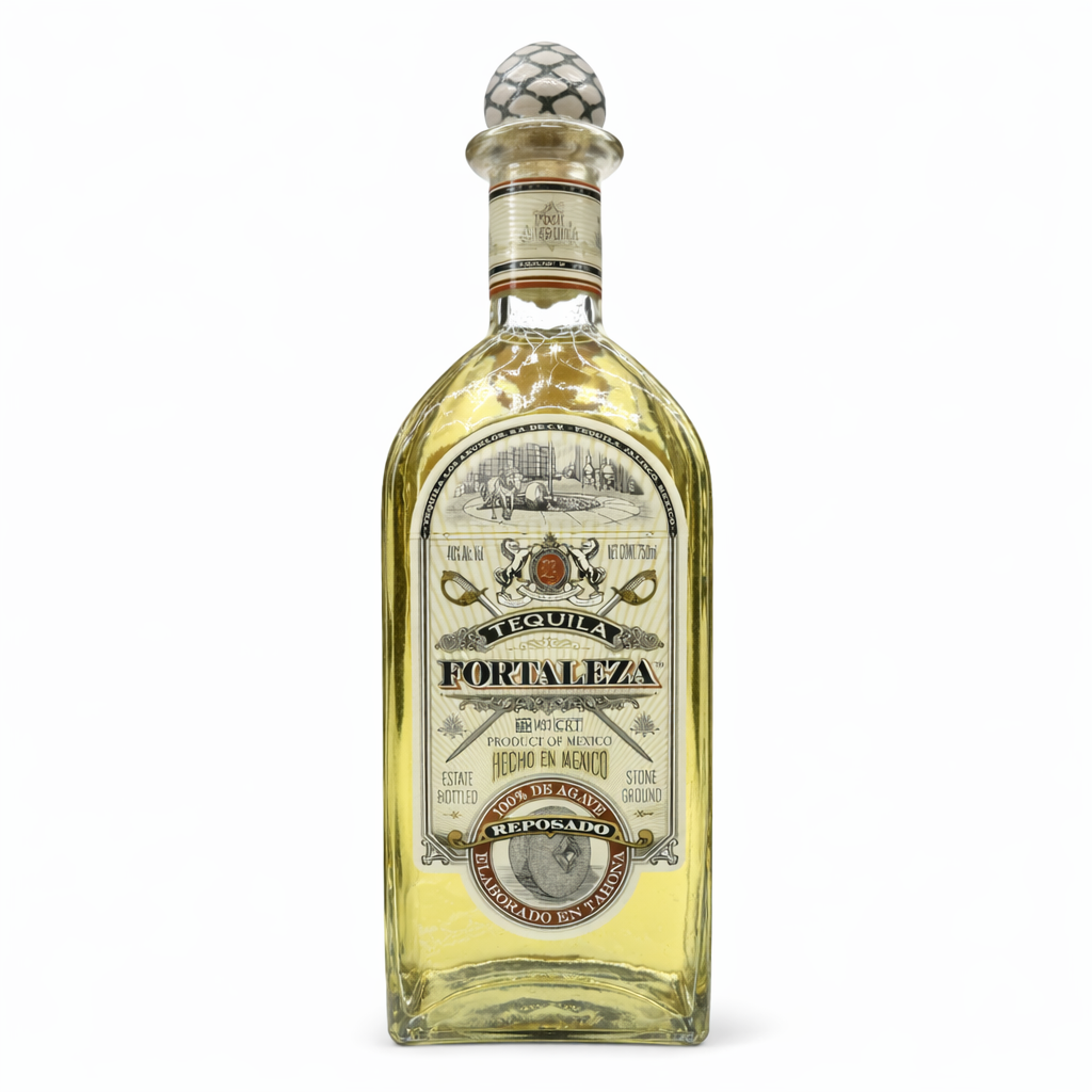 Fortaleza Winter Blend Reposado Tequila 2025 front bottle on white background