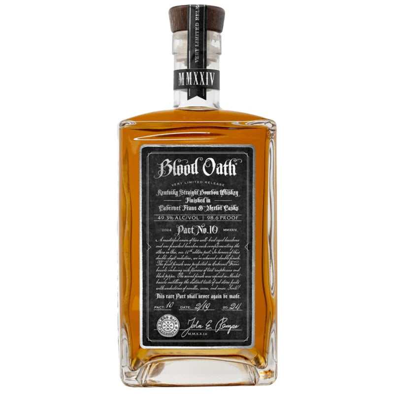 Blood Oath Pact No. 10 Kentucky Straight Bourbon Whiskey – 750ml