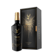 Glenfiddich Grand Cru 23 Year Old bottle with black and gold presentation box on black background