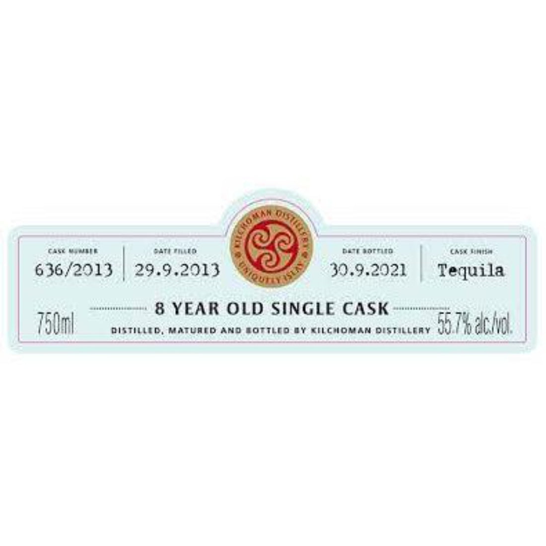 Kilchoman 8 Year Single Cask Tequila Finish Scotch – 750ml